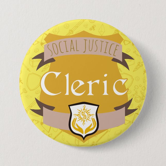 Badge Rond 7,6 Cm Bouton de classe de justice sociale : (Devant)