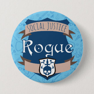 Badge Rond 7,6 Cm Bouton de classe de justice sociale : Escroc