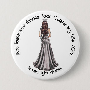 Badge Rond 7,6 Cm Bouton de concours pour adolescents - Épinglette d