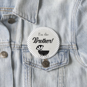Badge Rond 7,6 Cm Bouton de fête personnalisé pour Baby Shower Je su