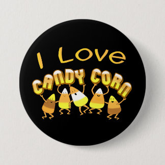 Badge Rond 7,6 Cm Bouton de Halloween de bonbons au maïs