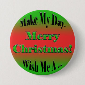 Badge Rond 7,6 Cm Bouton de Joyeux Noël