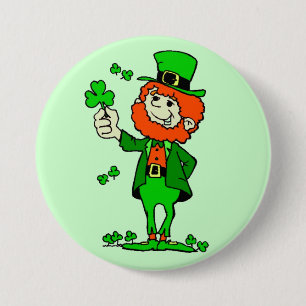 Badge Rond 7,6 Cm Bouton de la Saint Patrick