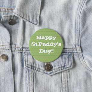 Badge Rond 7,6 Cm Bouton de la Saint Patrick