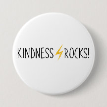 Bouton de logo simple Kindness Rocks