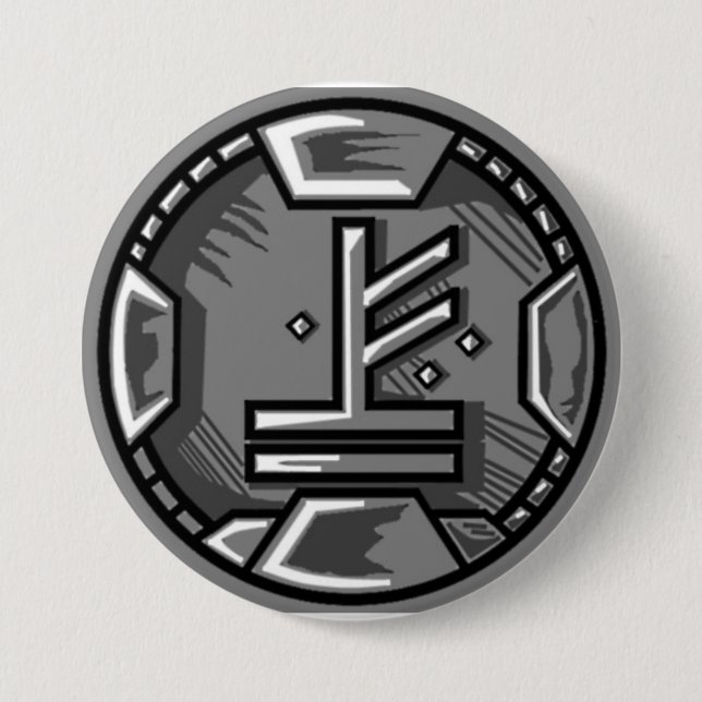 Badge Rond 7,6 Cm Bouton de Mudalfaen (Devant)