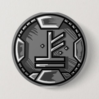 Badge Rond 7,6 Cm Bouton de Mudalfaen