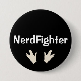 Badge Rond 7,6 Cm Bouton de NerdFighter - DFTBA
