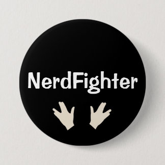 Badge Rond 7,6 Cm Bouton de NerdFighter - DFTBA
