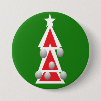 Badge Rond 7,6 Cm Bouton de Noël laid Arbre