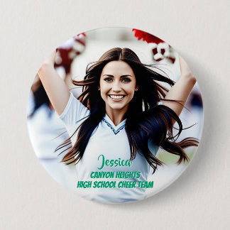 Badge Rond 7,6 Cm Bouton de photo personnalisé pour joueur d'équipe