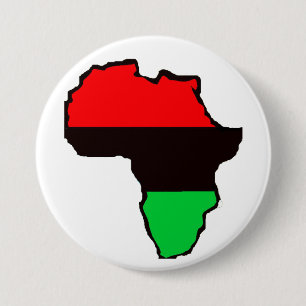 BADGE ROND 7,6 CM BOUTON DE RBG AFRIQUE