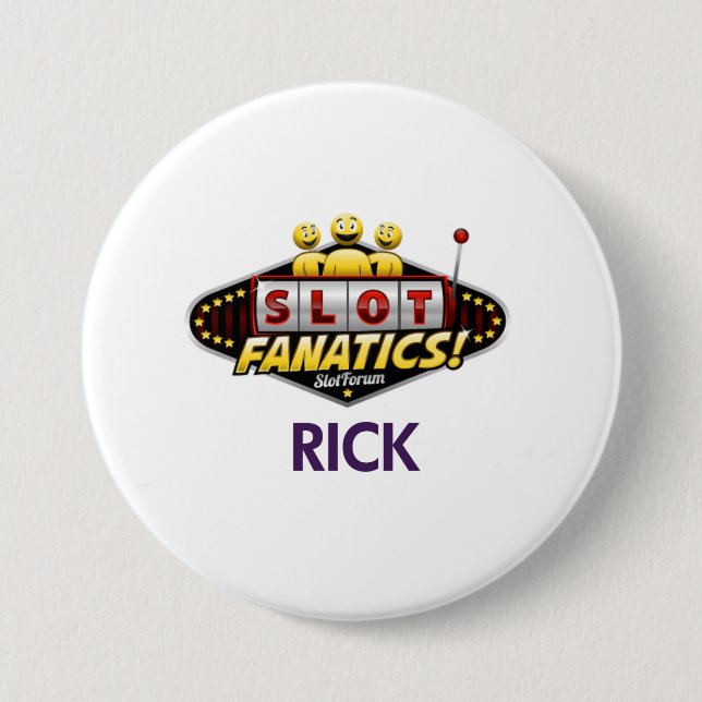 Badge Rond 7,6 Cm Bouton de Rick kc (Devant)