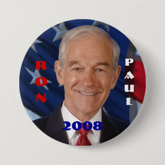 Badge Rond 7,6 Cm Bouton de Ron Paul 2008 de VOTE