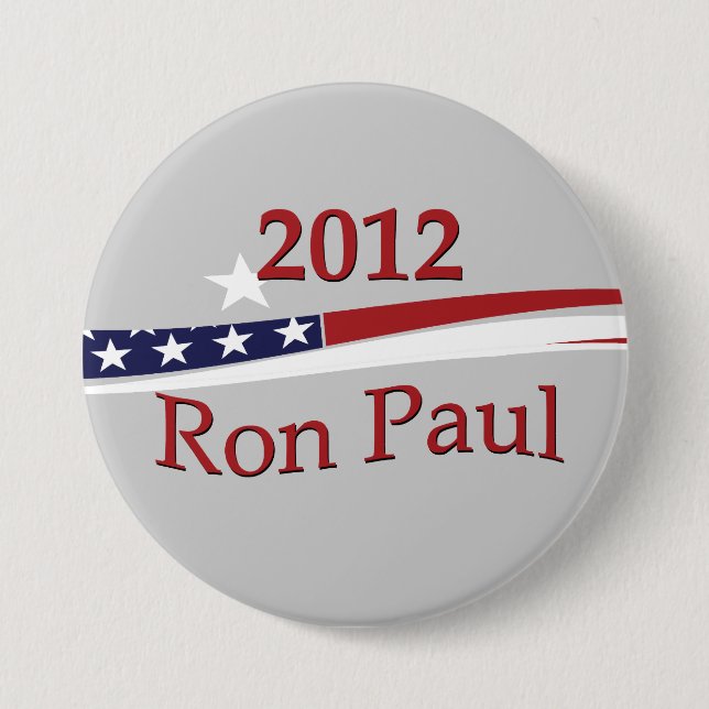 Badge Rond 7,6 Cm Bouton de Ron Paul/Pin (Devant)