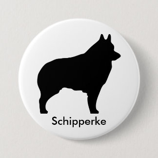 Badge Rond 7,6 Cm Bouton de Schipperke