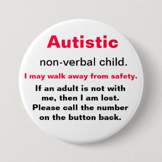 Badge Rond 7,6 Cm Bouton de sécurité