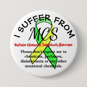 Badge Rond 7,6 Cm Bouton de sensibilisation et d'avertissement MCS
