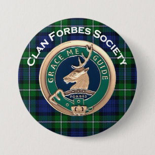 Badge Rond 7,6 Cm Bouton de société de Forbes de clan