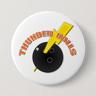 Badge Rond 7,6 Cm Bouton de Thunderball
