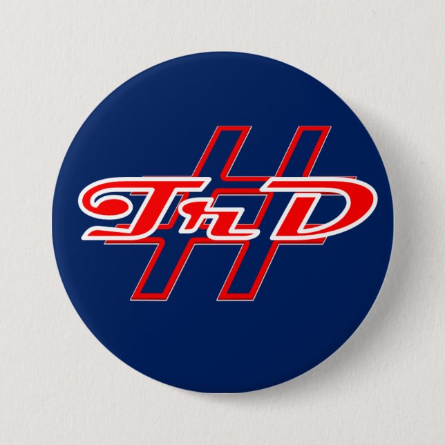 Badge Rond 7,6 Cm Bouton de TrD (Devant)