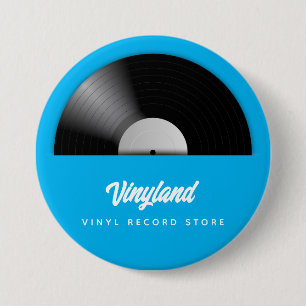 Badge Rond 7,6 Cm Bouton de vinyle