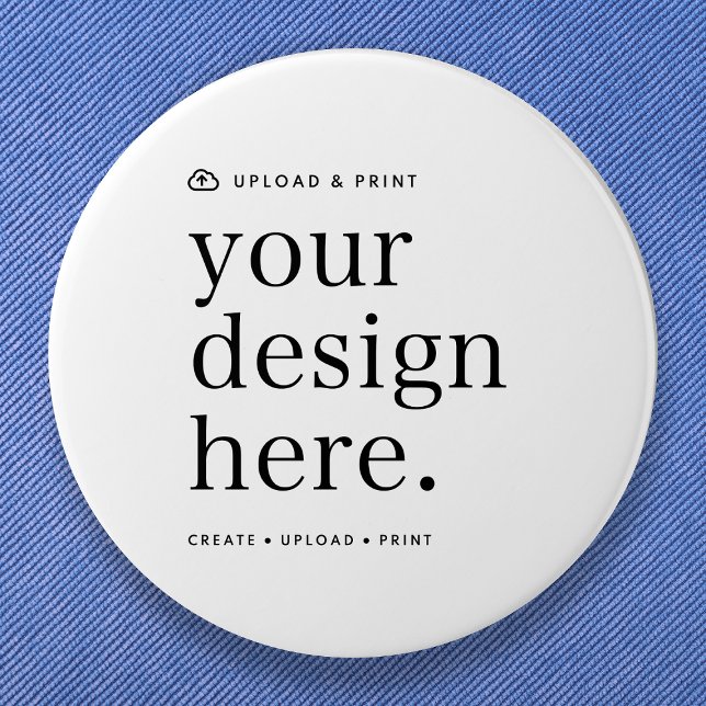 Badge Rond 7,6 Cm Bouton de votre conception Télécharger 3" Arrondi (Create, upload, print - a bespoke design button created in your style, for business or personal use.)