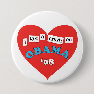 Badge Rond 7,6 Cm Bouton d'écrasement d'Obama