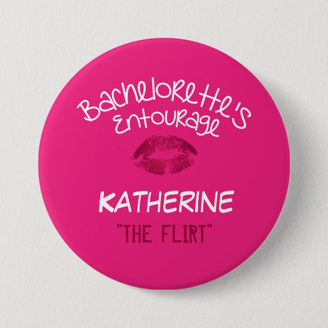 Badge Rond 7,6 Cm Bouton d'étiquette de nom de partie de (Devant)