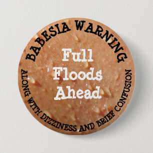 Badge Rond 7,6 Cm Bouton d'humeur Babesia