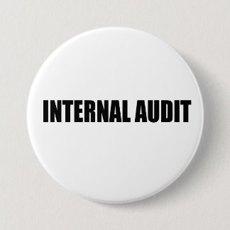 BADGE ROND 7,6 CM BOUTON D'INSIGNE D'AUDIT INTERNE