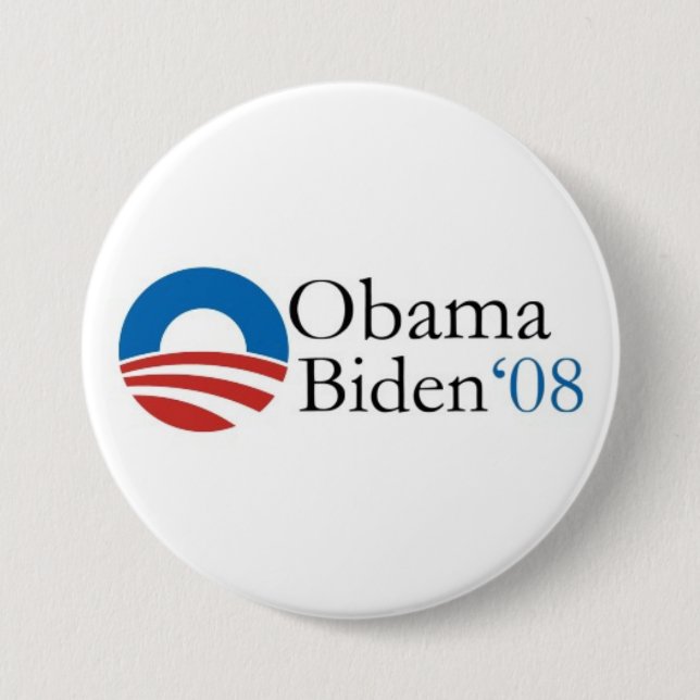 Badge Rond 7,6 Cm Bouton d'Obama Biden (Devant)