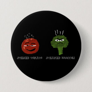 Badge Rond 7,6 Cm Bouton drôle avec l'humour végétal de calembour