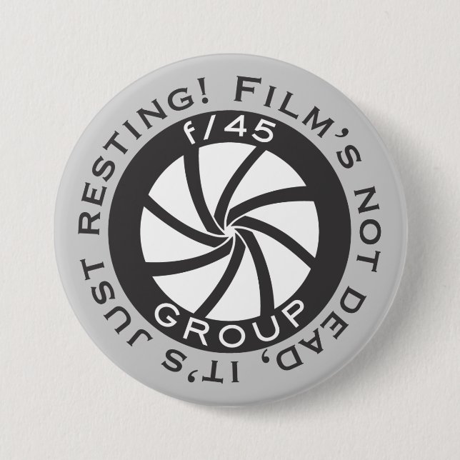 Badge Rond 7,6 Cm bouton du groupe f/45 (Devant)