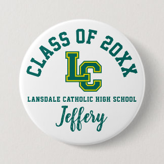 Badge Rond 7,6 Cm Bouton du lycée catholique de Lansdale Personnalis