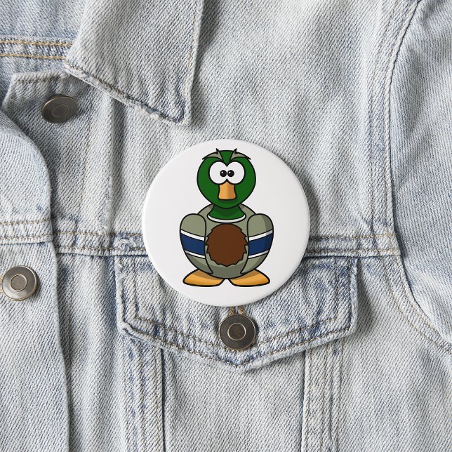Badge Rond 7,6 Cm Bouton Duck Mallard (Créateur téléchargé)