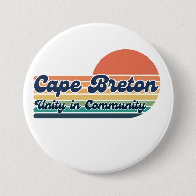 Badge Rond 7,6 Cm Bouton d'unité communautaire (Devant)