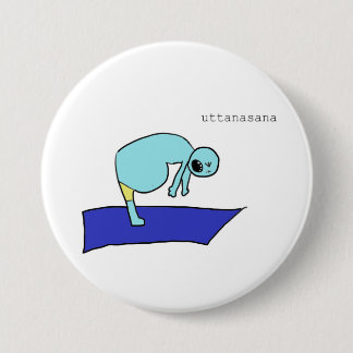 Badge Rond 7,6 Cm bouton d'uttanasana
