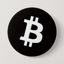 Bouton épinglé Bitcoin (Grand)