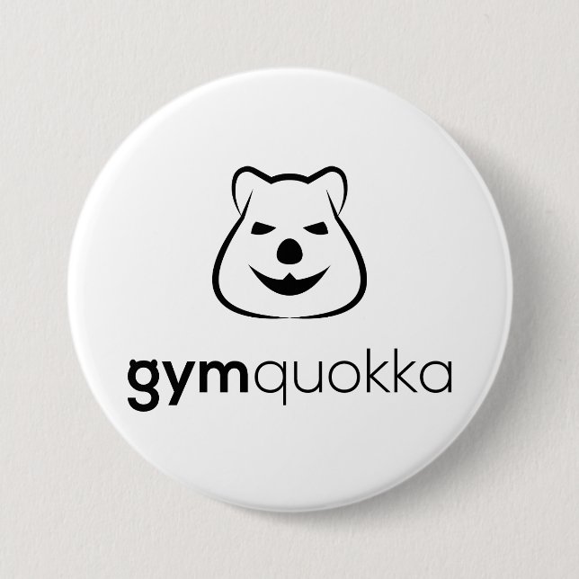 Badge Rond 7,6 Cm Bouton Expression Gymquokka (Devant)