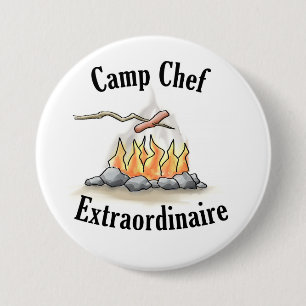 Badge Rond 7,6 Cm Bouton Extraordinaire de chef de camp