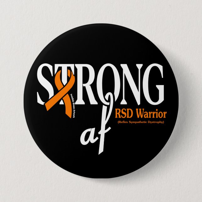 Badge Rond 7,6 Cm Bouton FORT af...RSD (Devant)