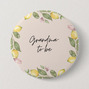 Badge Rond 7,6 Cm Bouton Future Grand-mère