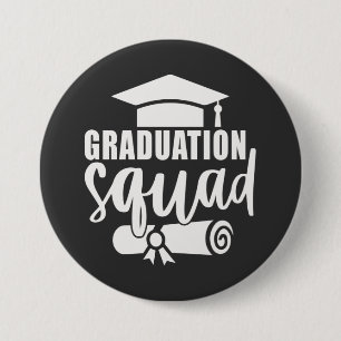 Badge Rond 7,6 Cm Bouton Graduate Squad 2023 Graduate