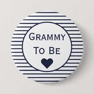 Badge Rond 7,6 Cm Bouton Grammy À Être Baby shower