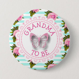 Badge Rond 7,6 Cm Bouton Grand-mère à être Baby shower