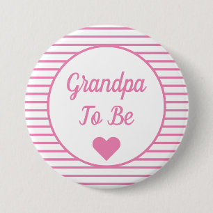 Badge Rond 7,6 Cm Bouton Grand-Père À Être Baby shower