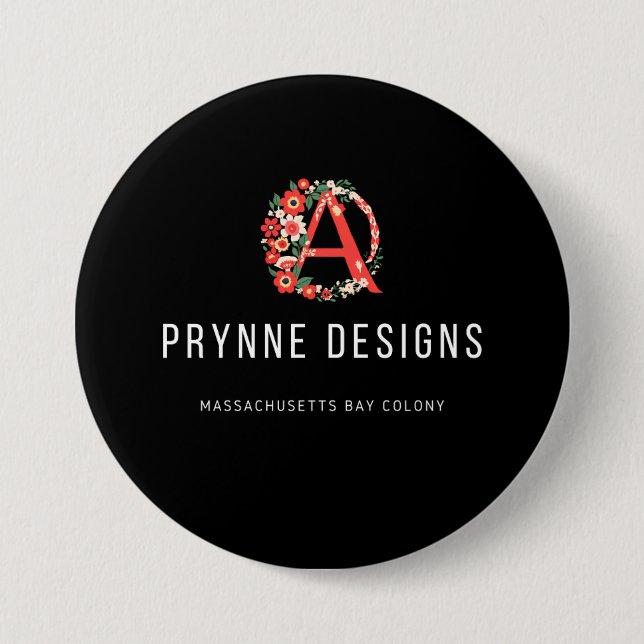 Badge Rond 7,6 Cm Bouton Hester Prynne (Devant)