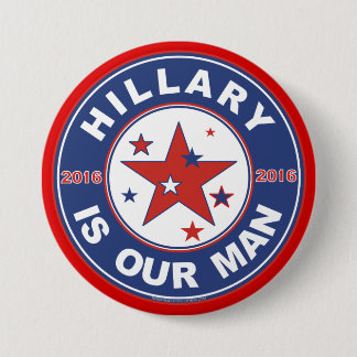 Badge Rond 7,6 Cm Bouton Hillary Clinton 2016