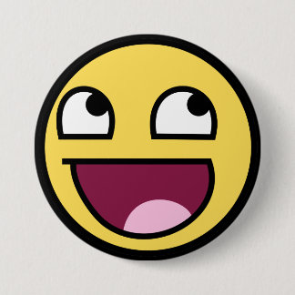 Badge Rond 7,6 Cm bouton impressionnant